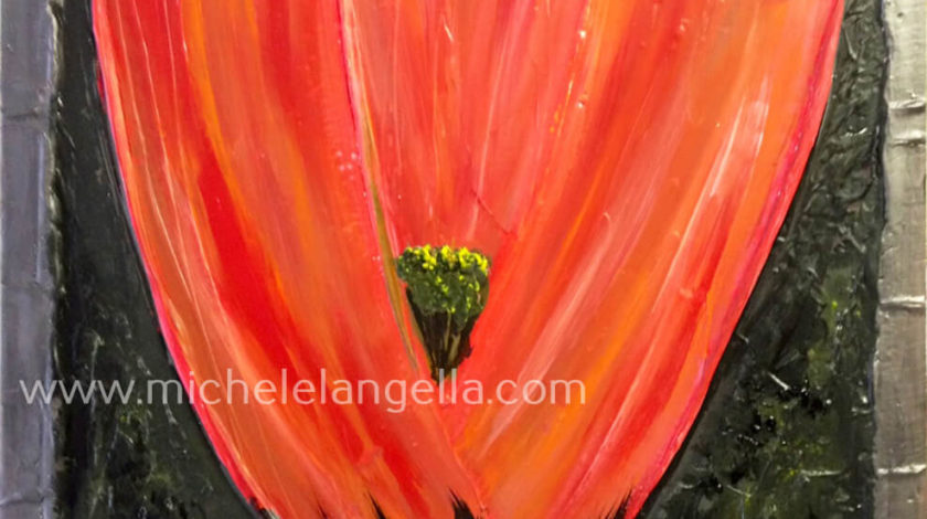 Redtulip quadro - Michele Langella