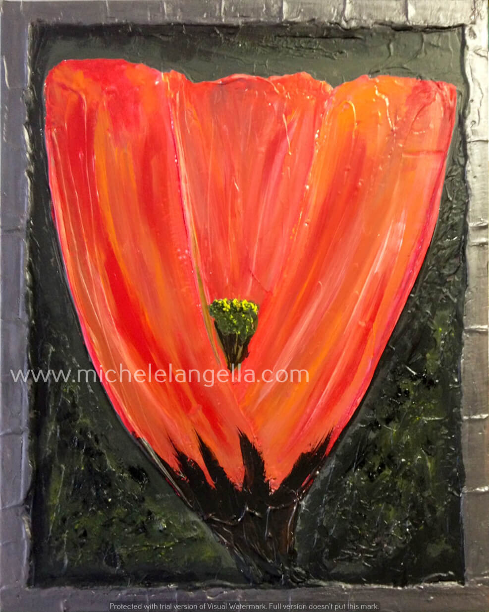 Redtulip quadro - Michele Langella