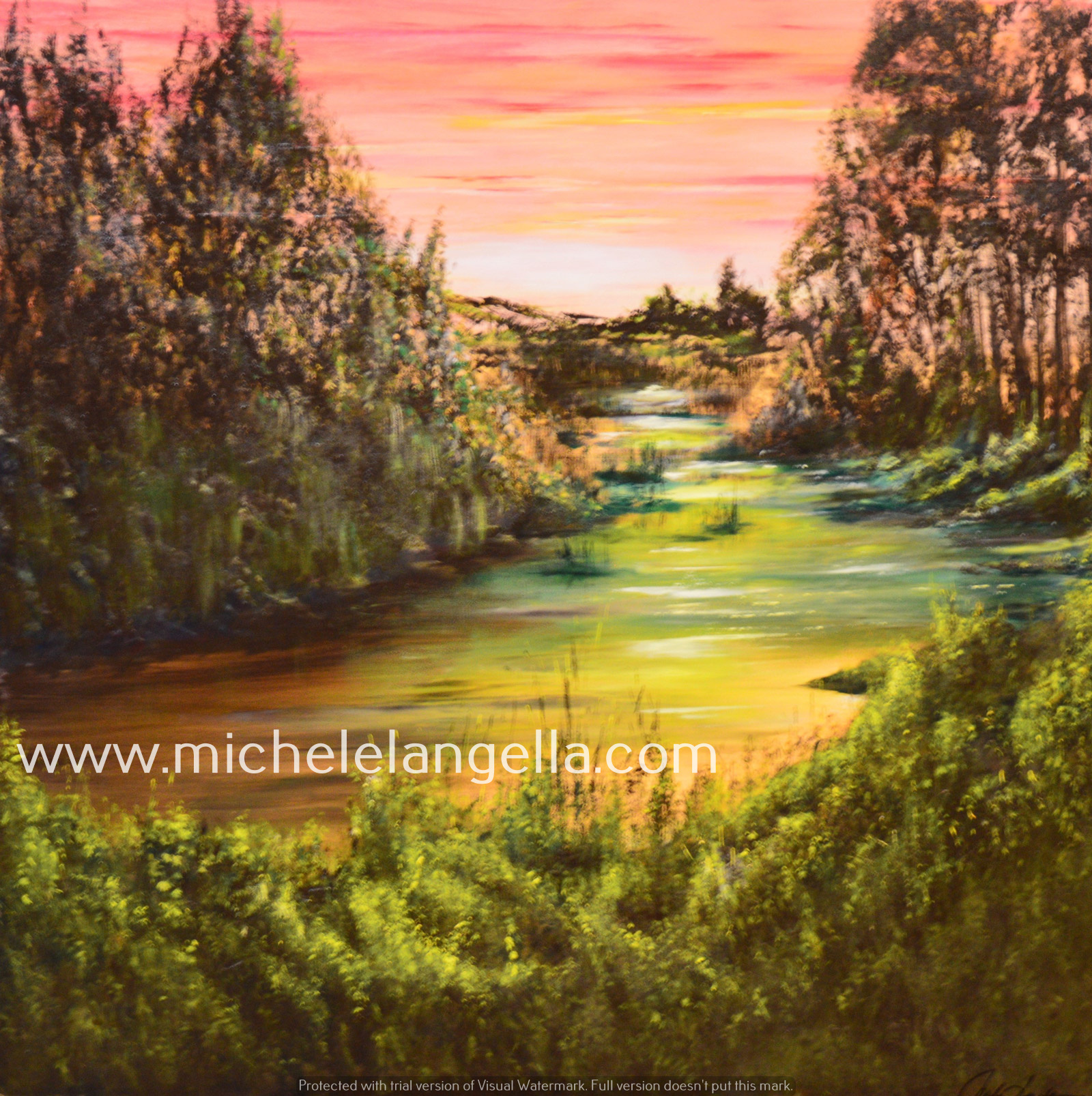 River quadro - Michele Langella