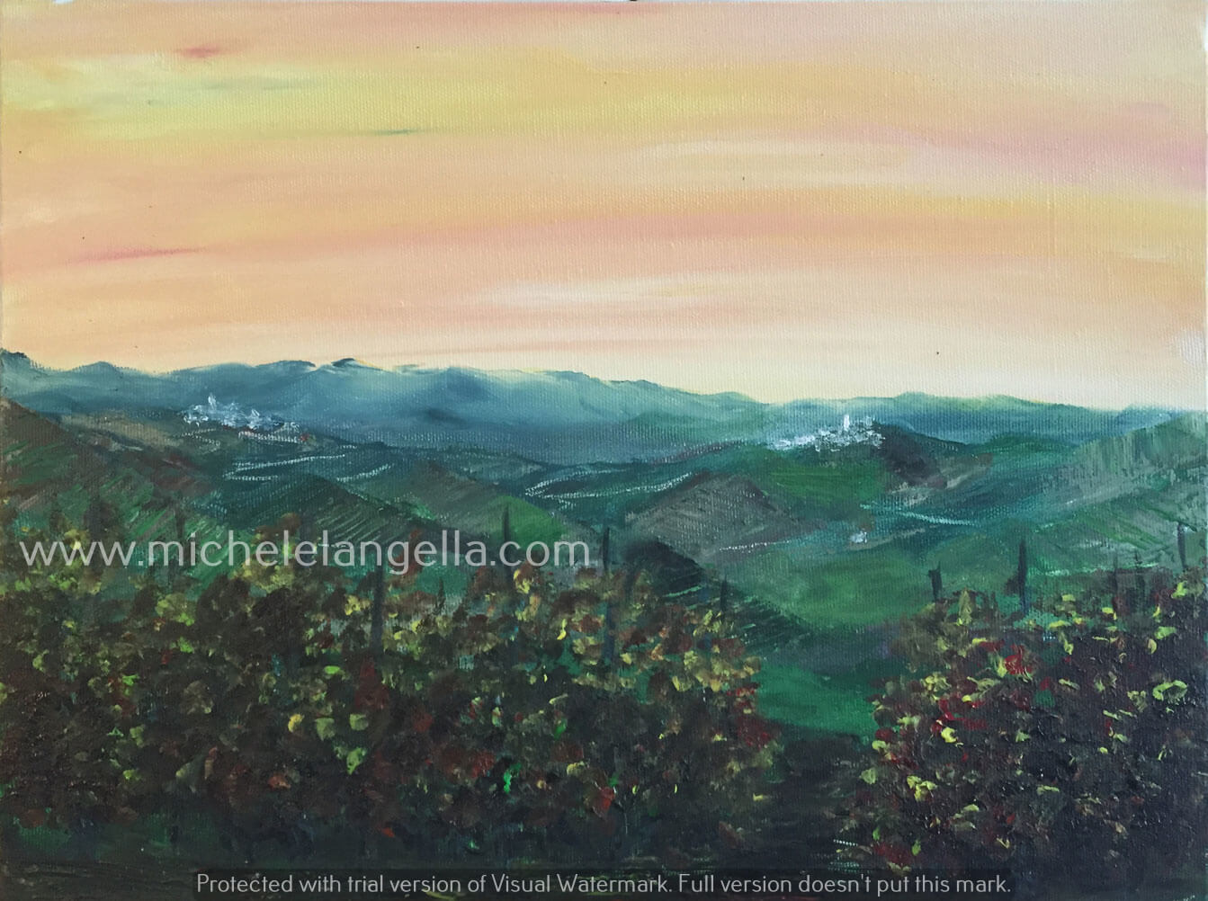 Tramontonellelanghe quadro - Michele Langella